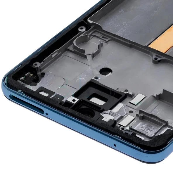 Samsung Galaxy A52 - SM-A525 Uyumlu Lcd Ekran Dokunmatik SERVİS Orijinali ÇITALI MAVİ + TAMİR SETİ - Resim 2