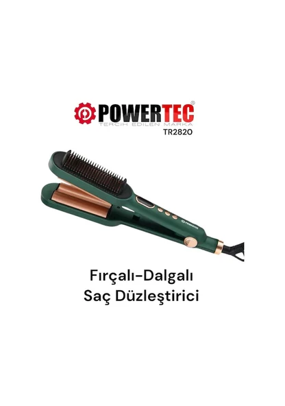 Powertec TR-2820 Fırçalı Dalgalı Ionic Saç Düzleştirici