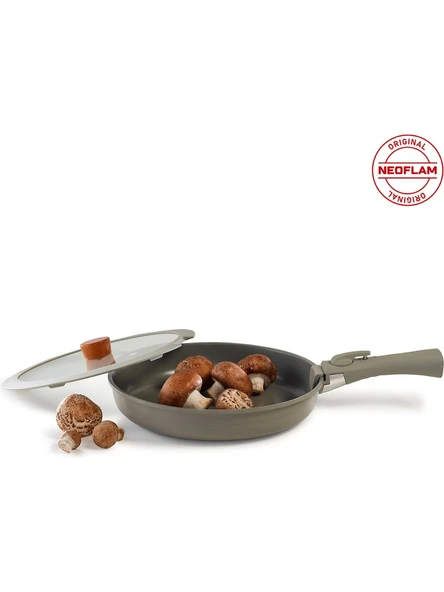 Neoflam Midas Gri Ayrılabilen Saplı İç İçe Geçebilen 9 Parça Tencere Seti - 4