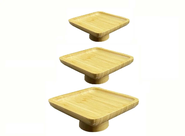 Ayaklı Servis Tabağı 15/17/20 CM Mini İkramlık Sunumluk