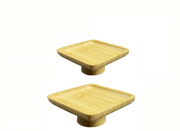 Ayaklı Servis Tabağı 15/20 CM Mini İkramlık Sunumluk