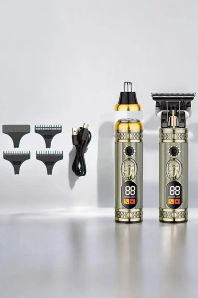 Yeni Nesil Tıraş Makinesi Pro 3 Başlıklı Dijital Göstergeli - Resim 2
