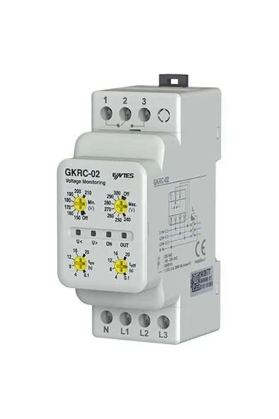 Entes - Gerilim Koruma Rölesi 3P/AG/DG/FY GKRC 02 M3952