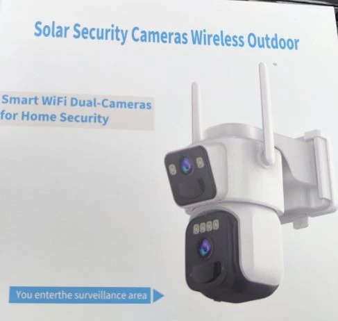 Solar Wifi 6MP Güvenlik Kamerası Güneş Enerjili O-kam Pro Uygulama Dahili Pil Dual Lens Kamera