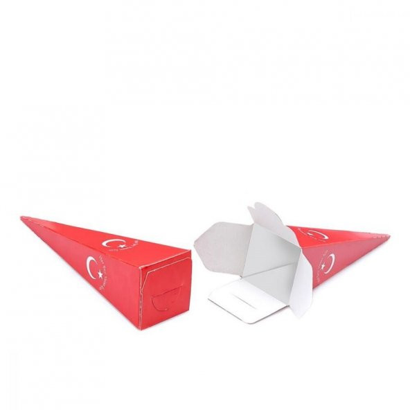 Asker Mevlüt Şekeri Kutusu  -Boş Külah 15 cm - 1