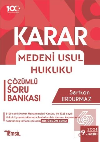 Karar Medeni Usul Hukuku Çözümlü Soru Bankası - 2