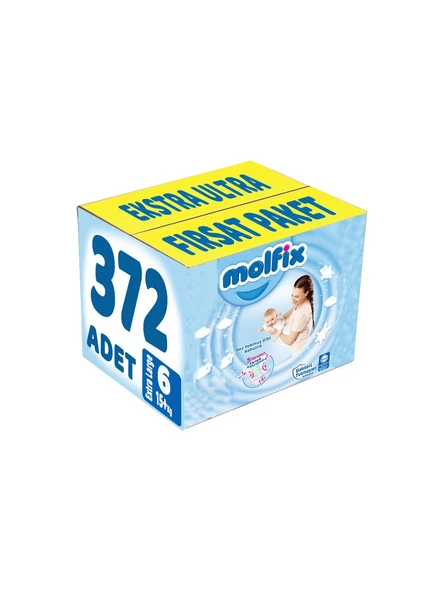 Molfix 6 Numara Extra Large 372'li Bebek Bezi