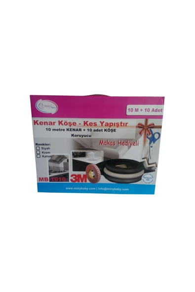 Kenar Köşe Kes Yapıştır Makas Hediyeli 10 Metre Kenar 10 Adet Köşe - 3