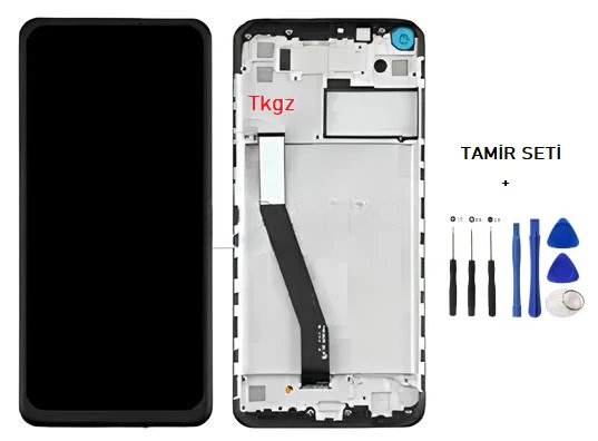 Xiaomi Redmi NOTE 9 Uyumlu Lcd Ekran Dokunmatik SERVİS Orijinali ÇITALI + TAMİR SETİ ürün görseli 1