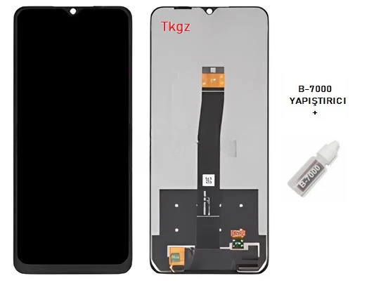 Xiaomi POCO C40 Uyumlu Lcd Ekran Dokunmatik SERVİS Orijinali + B-7000 ürün görseli 1