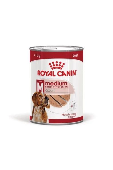 Royal Canin Loaf Mousse Orta Irk Ezme Yetişkin Köpek Konservesi 410gr