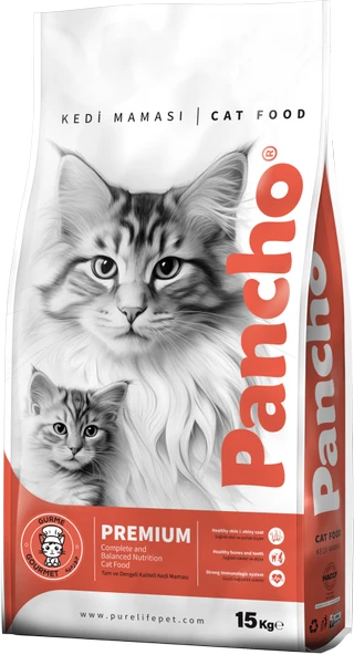 PANCHO MULTİCOLOUR YET. KEDİ MAMASI 15KG