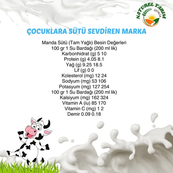 NATUREL MANDA SÜTÜ KAYNATILMIŞ - 4
