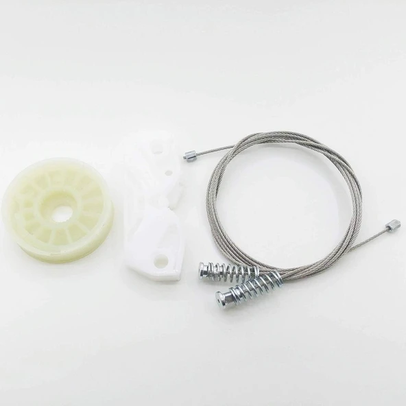 Mercedes-Benz CLK C209 A209 2002-2009 ile Uyumlu Arka Sağ Cam Krikosu Tamir Seti 096700103, A2096700103A, 209 670 01 03 0103 - 4