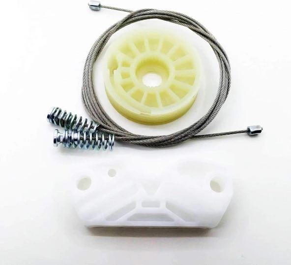 Mercedes-Benz CLK C209 A209 2002-2009 ile Uyumlu Arka Sağ Cam Krikosu Tamir Seti 096700103, A2096700103A, 209 670 01 03 0103 - 2