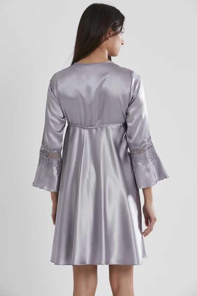 Pierre Cardin 6'lı Royal Kaplı Gecelik Sabahlık Set 6325 - 3