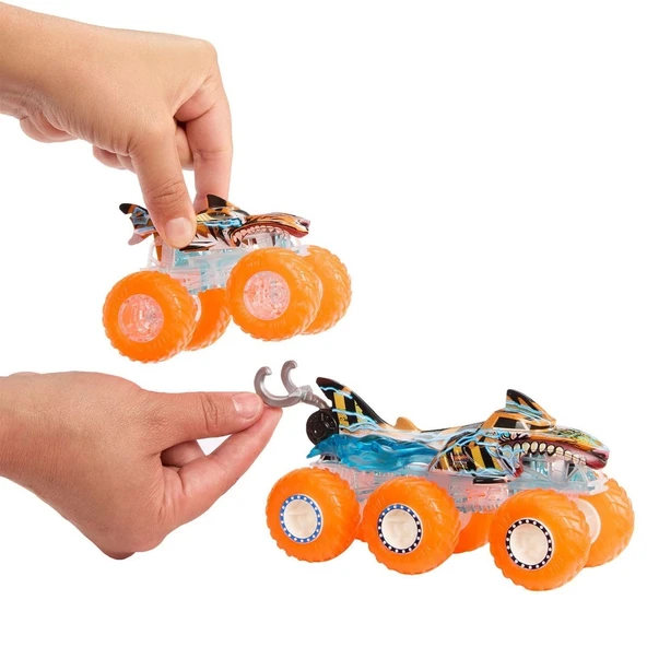 HYJ29 Hot Wheels Monster Trucks Power Smashers Çoklu Paket - 5