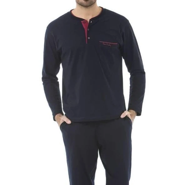 Polo Club Pijama Çamaşır Çorap Damat Set 873 - 5