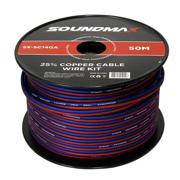 SOUNDMAX SX-SC14GA  HOPARLÖR KABLO 50 METRE