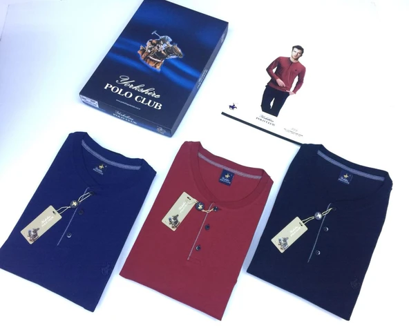 Polo Club Uzun Kol Erkek Pijama Takımı 881 - 4