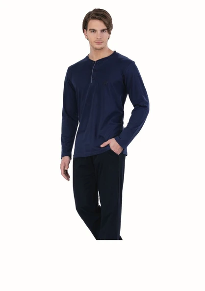 Polo Club Uzun Kol Erkek Pijama Takımı 881 - 2