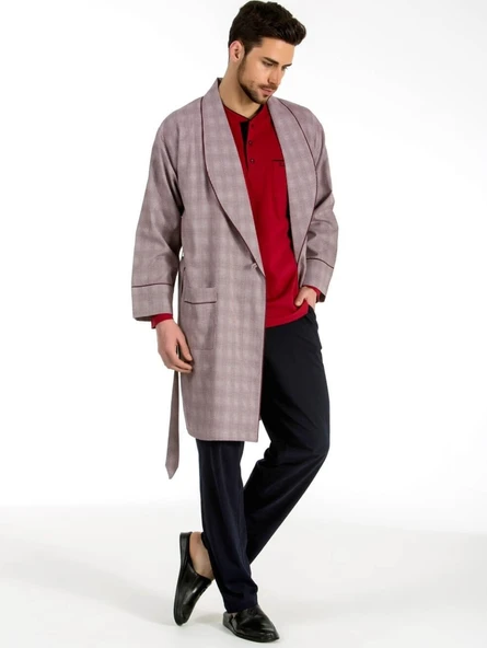Pierre Cardin Ropdöşambr Şortlu Pijama Tkm 5540 - 4