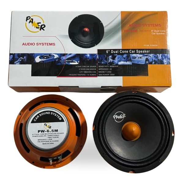 PW-6.5M MIDRANGE HOPARLÖR 16CM ürün görseli 1