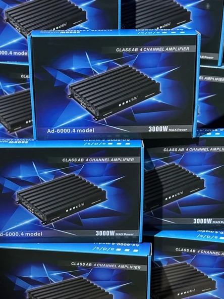 Oto Anfi 3000w Stereo 4 Kanal Ads Ad-6000.4 - 4