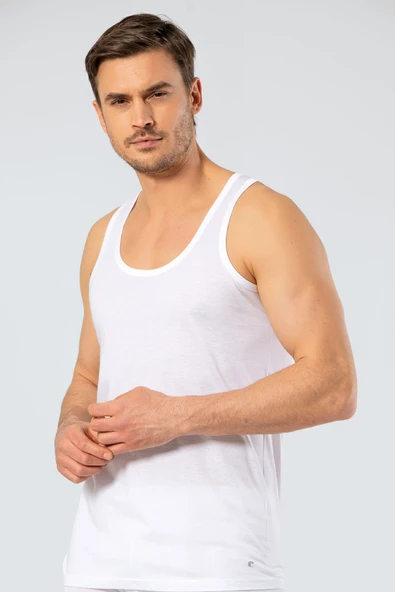 Cacharel 1201 Erkek Atlet Süprem - Beyaz 1201 - 2
