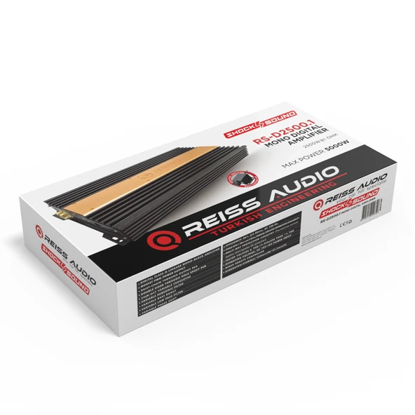 REİSS AUDIO RS-D2500.1 MONO AMFİ BAS KONTROLLÜ - 7