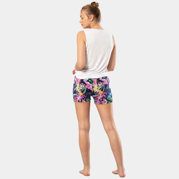 Türen Kadın Desenli Şort Takım 3303 - Resim 4