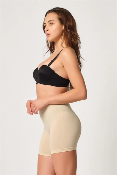 Emay Ten Dikişsiz Soft Kadın Paçalı Boxer 3003 - 2
