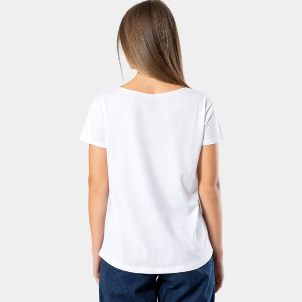 Wtshirt Kadın Tişört Beyaz Cannes Cannes/Beyaz - 5