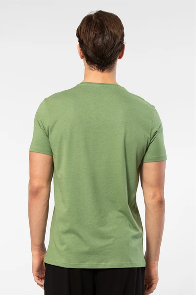 Cacharel Erkek Bisiklet Yaka T-shirt 2169/Yeşil - 6