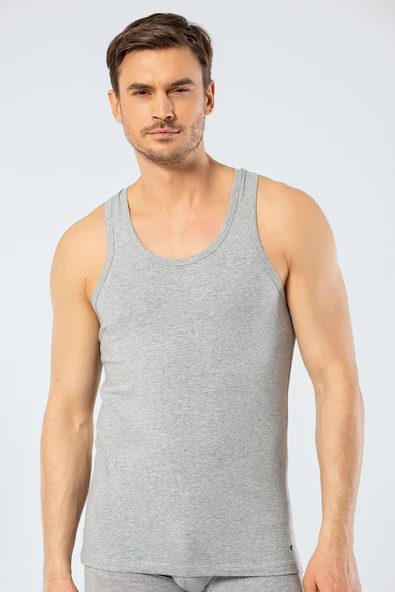 Cacharel Erkek Halter Yaka Spor Atlet 1302/Gri