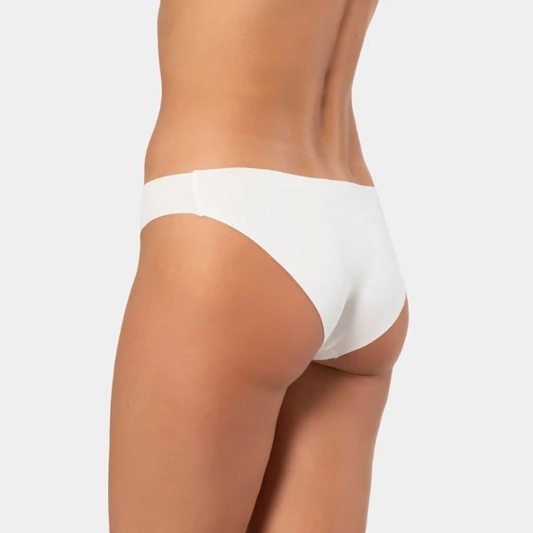 Türen Kadın Lazer Kesim Pamuklu Bikini Külot 907/Beyaz - 3