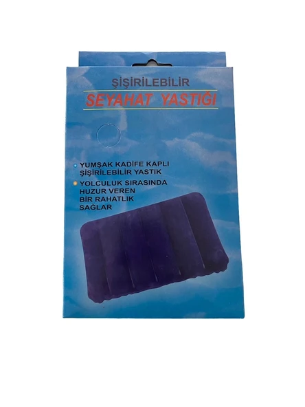 Büyük Şişme Yastık Kamp Yastığı Seyahat Yastığı Şişme Kamp Yastığı - 6