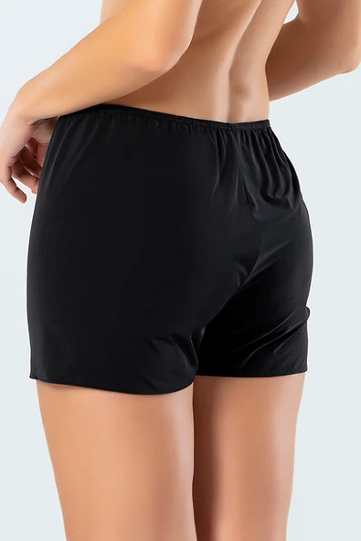 Türen Kadın Jüpon Mikro Şort 904/Siyah - 3