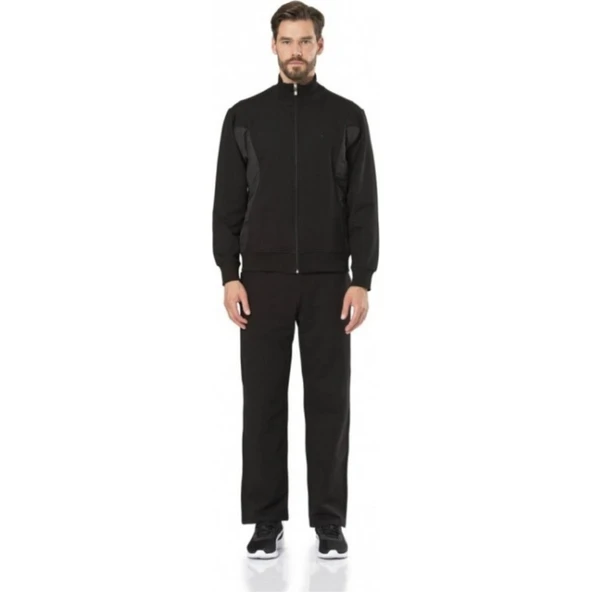 Pierre Cardin 7000 Erkek Eşofman Takım Siyah - 3