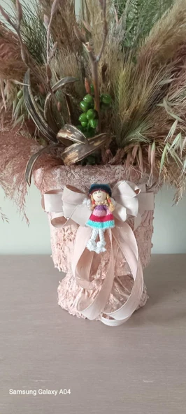 Yeni Doğan Kız Bebek Magnet Hediyeli Karşılama Seti - 6