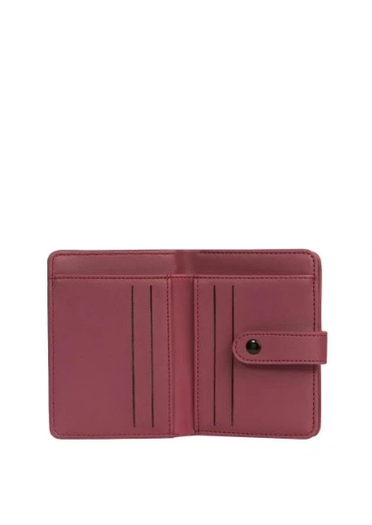 CENGİZ PAKEL Cengiz Pakel Kadın Mini Boy Çıt Çıt Detaylı Cüzdan – 65315M - Mürdüm - 3