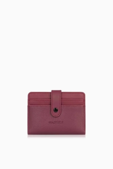 CENGİZ PAKEL Cengiz Pakel Kadın Mini Boy Çıt Çıt Detaylı Cüzdan – 65315M - Mürdüm - 6