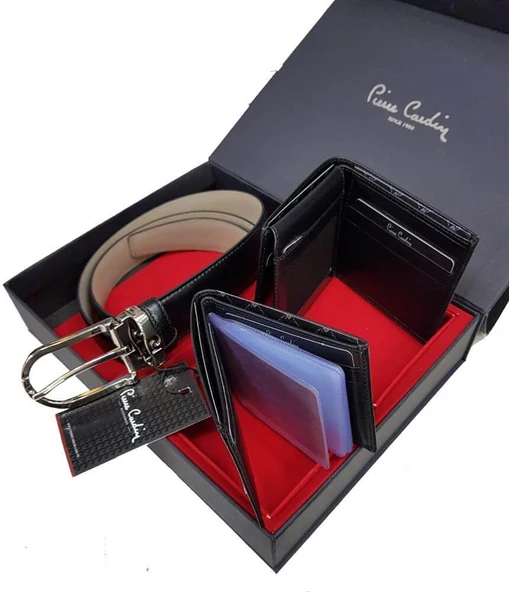 Pierre Cardin Kemer Cüzdan Kredi Kartlık 3lü Set - 2