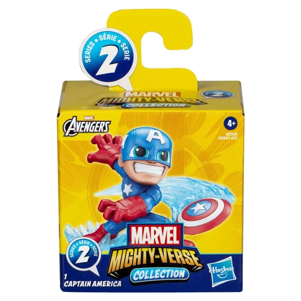 Avengers Mighty Verse Aksiyon Figürleri Captain America G0069-G0095 - 3