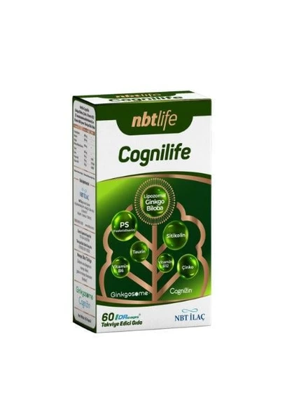 NBT Life Cognilife Takviye Edici Gıda 60 Kapsül