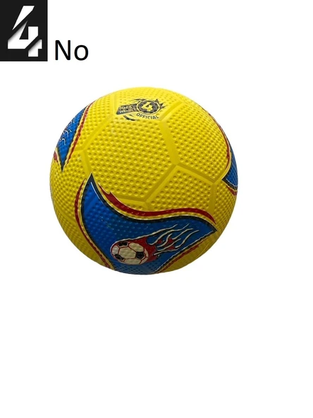 Her Zemine Uygun Maç Topu Kauçuk Futbol Topu No:4 (beton,toprak,çim) - 4