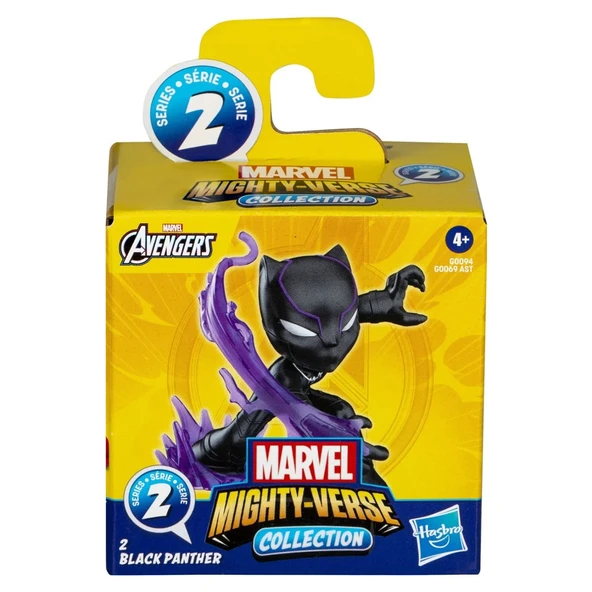 Avengers Mighty Verse Aksiyon Figürleri Black Panther G0069-G0094 - 3