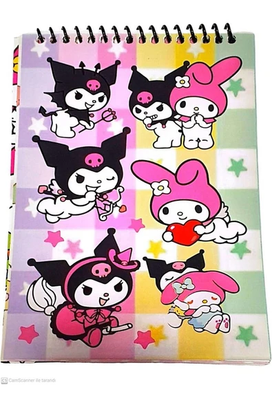 Deren Sticker Defteri 11X16 cm 8 Sayfa KUROMİ - 5