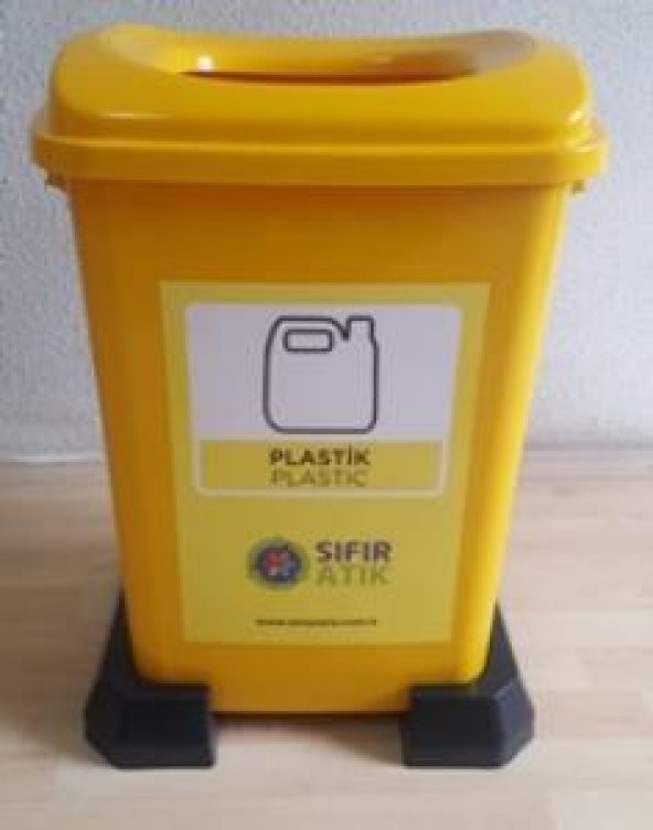 Sıfır Atık Geri Dönüşüm Atık Kovası Plastik Atık 50 Lt - 2