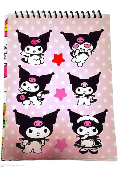 Deren Sticker Defteri 11X16 cm 8 Sayfa KUROMİ - 2